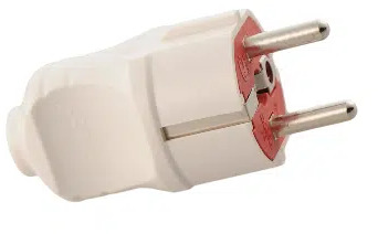 ACCESSORIES Вилка с заземл. UPS белый