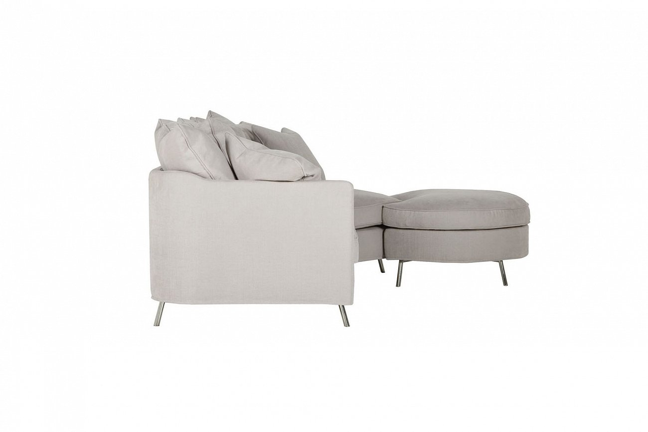 Диван Julia трехместный угловой светло-серый SITS ДИЗАЙНЕРСКИЕ, JULIA 192056 Серый  - Вид №8