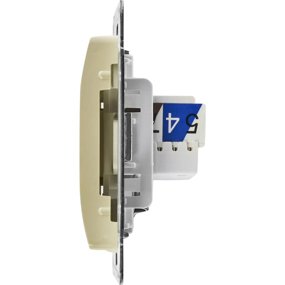 Schneider Electric Glossa - Двойная компьютерная розетка RJ45 с TV-выходом 86710166 STLM-0070786 - Вид №2