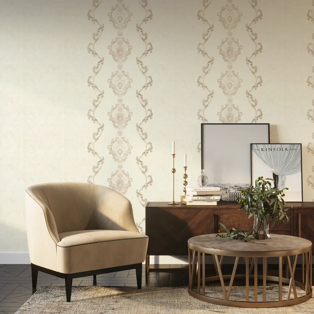 Обои флизелиновые Palitra Life Khiva белые 1.06 м PL71772-11 83534148 STLM-2118947 - Вид №2