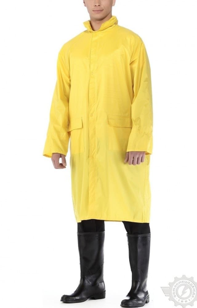 5041810 Плащ Альбатрос влагозащитный ЛАЙТ М желтый  Непромокаемая спецодежда  размер XXL  - Вид №5