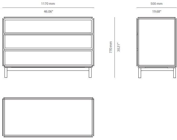 PRADDY Лакированный комод Branden Tr015/tr012 - Вид №5