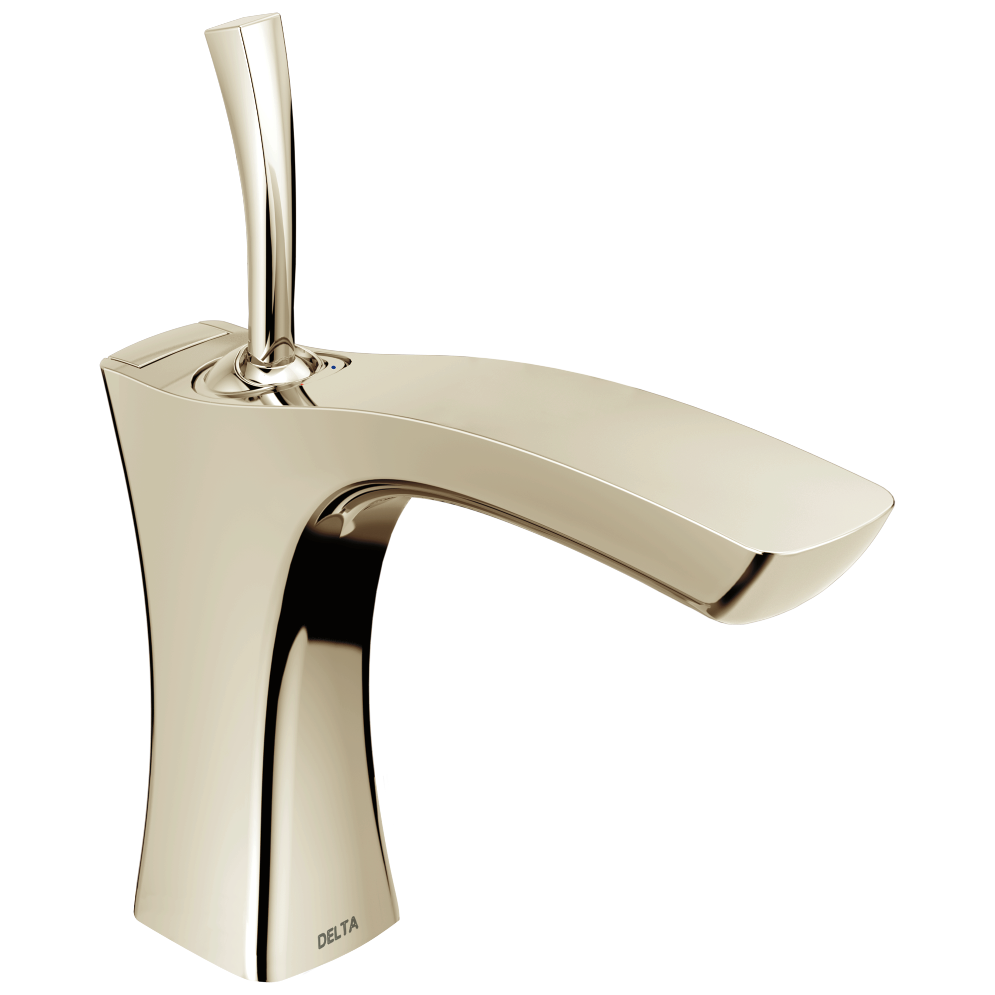 552LF-PNLPU Смеситель для ванной с одной ручкой - меньше всплывающих окон Delta Faucet Tesla Полированный никель
