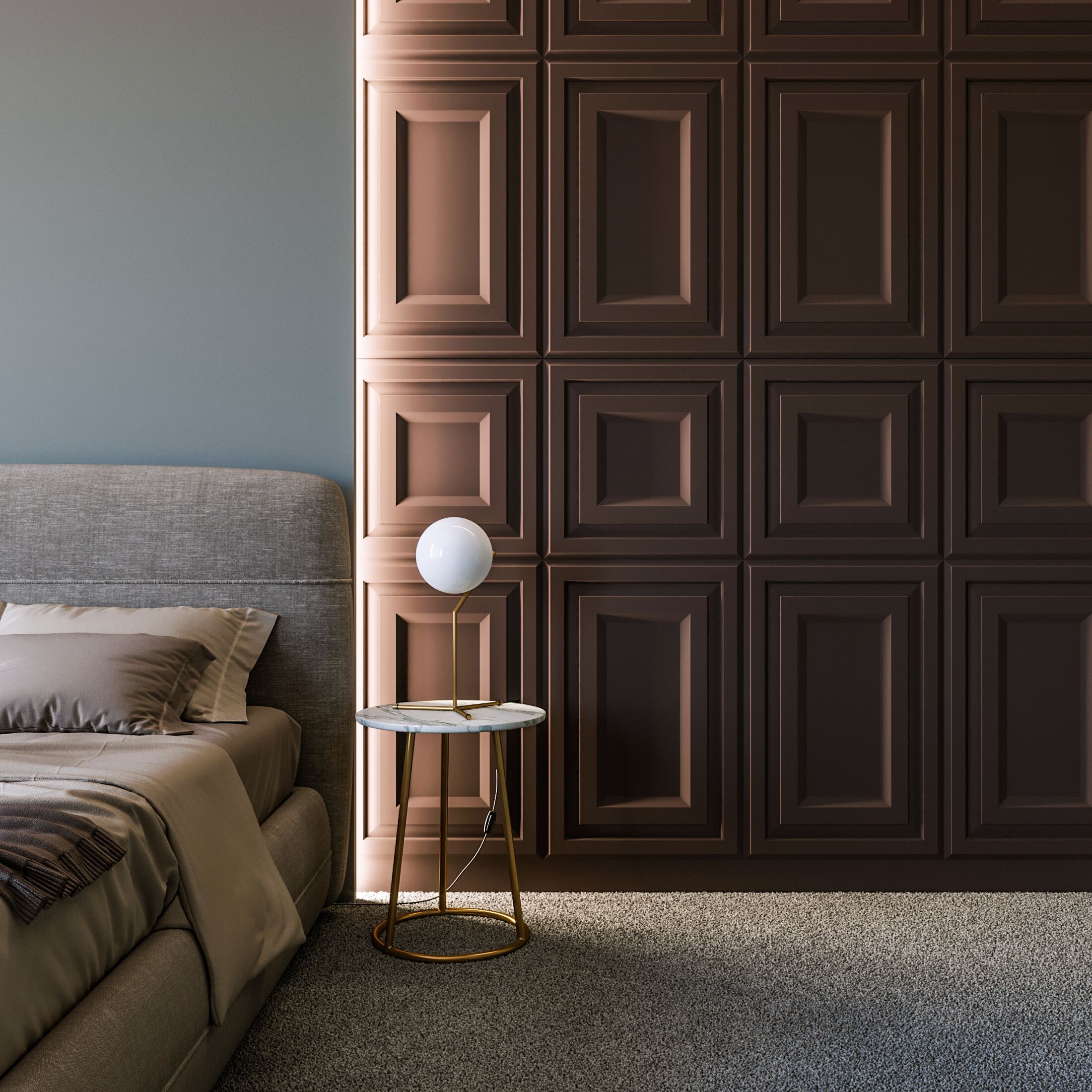 Трехмерное гипсовое покрытие WallDeco F-02 ARCH-00007373 - Вид №1