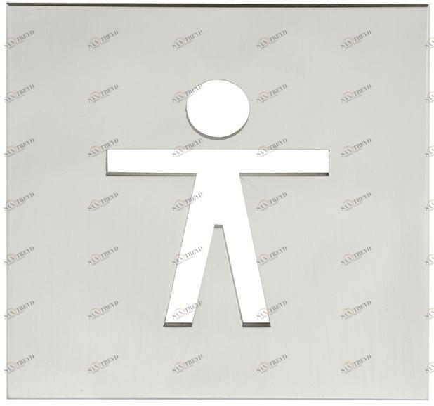 Formani Знак из нержавеющей стали Square Lsqp100d