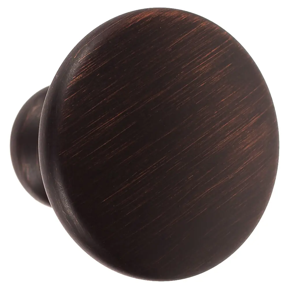 Мебельная ручка-кнопка Jet 161 ЦАМ цвет античная медь STLM-2142456