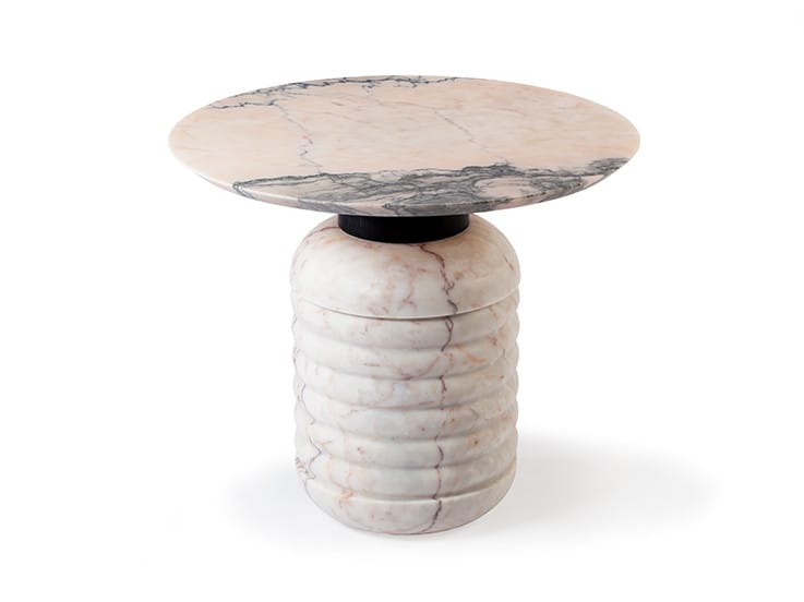 Круглый мраморный журнальный столик Mambo Unlimited Ideas Жан ARCH-00057989 - Вид №1