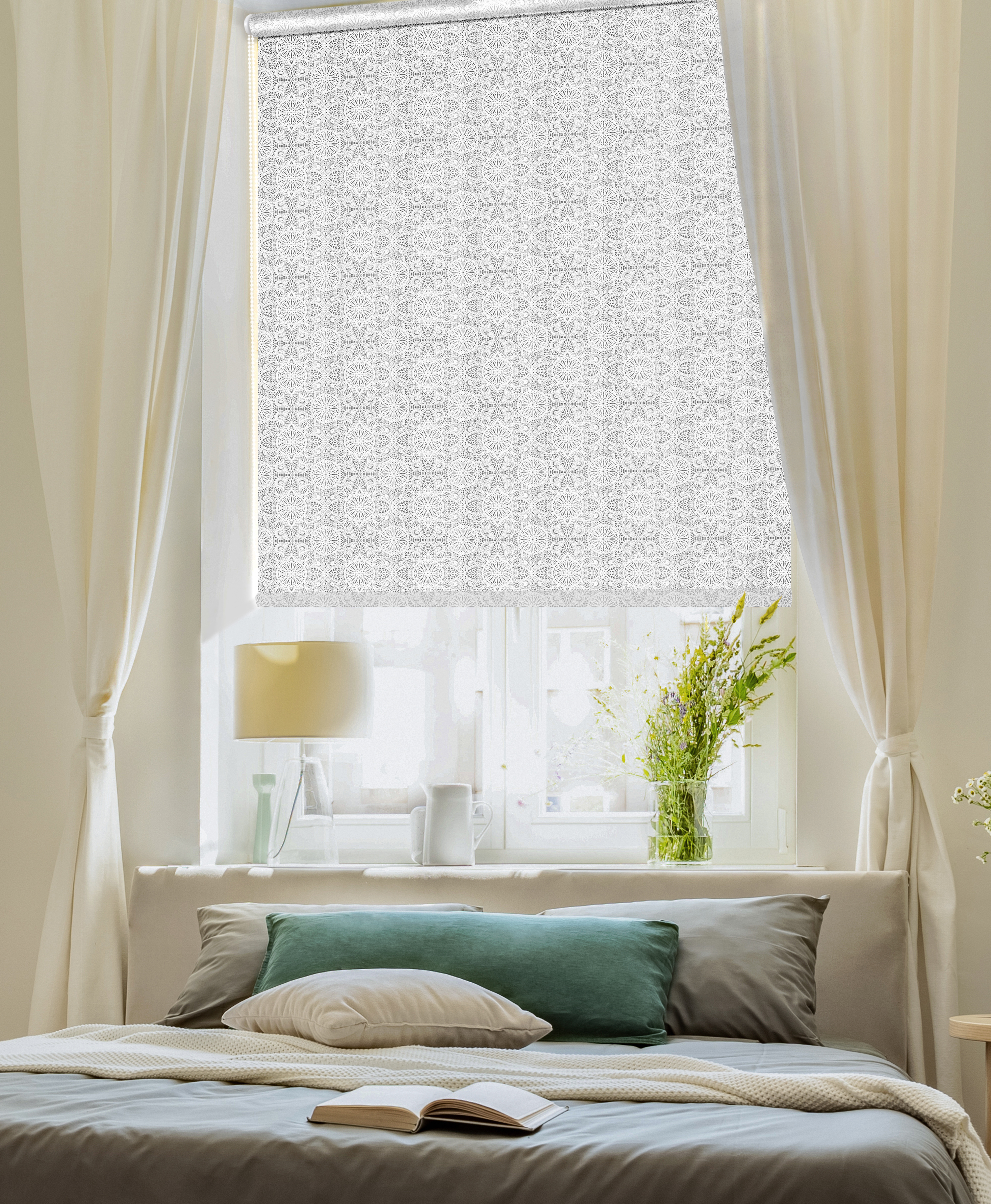 Рулонная штора GARDEN Neo Classic с орнаментом Мандала 180×175 см 82934356 STLM-0038140 - Вид №6