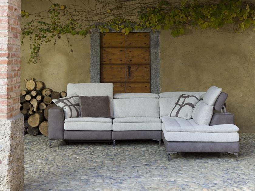 Flexstyle Расслабляющий угловой диван из ткани для 4 человек sun-id-1488433 - Вид №1