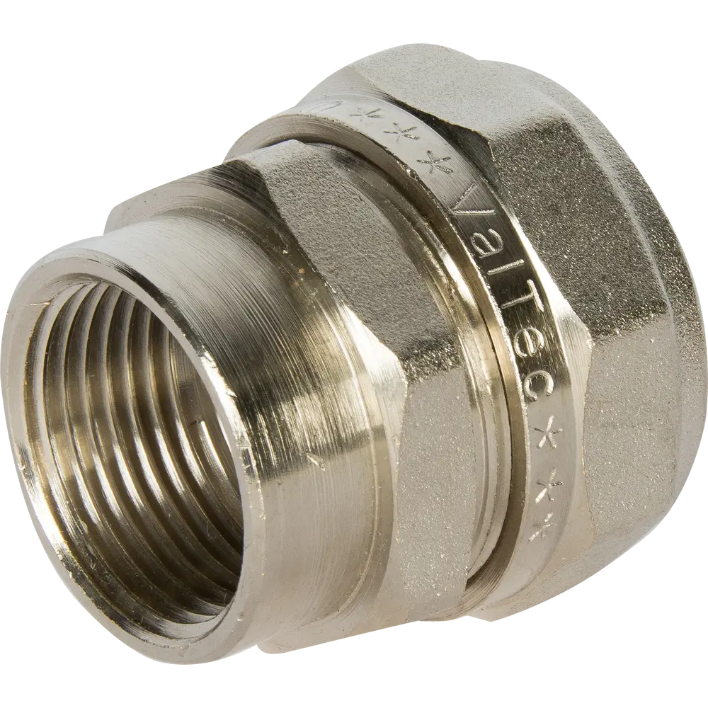 Переходник Valtec 1"x32 мм ВР никелированная латунь VTM.302 10515083 STLM-2197254 