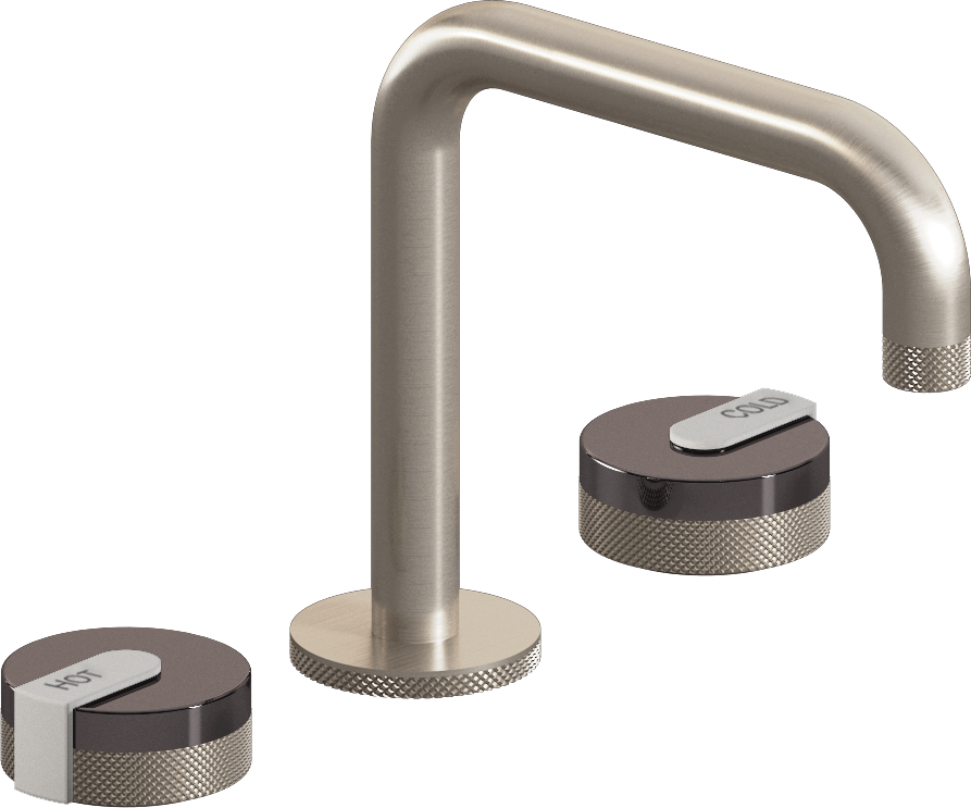 E-11511-R1OX-L1WT-BNi Смеситель для умывальника на 3 отвертия GRAFF MOD+