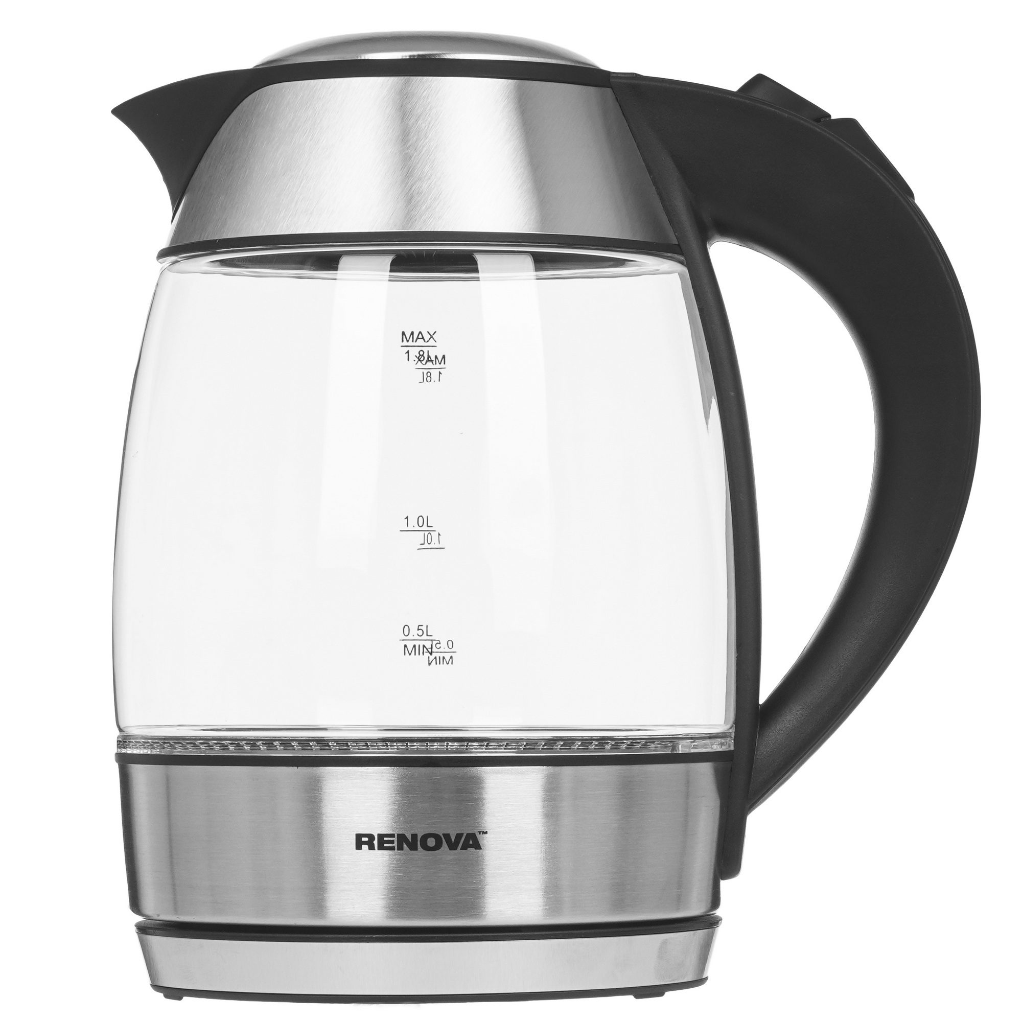 9207214 Электрочайник Renova KT17G-06B серебристый STDN-0051104