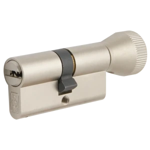 Цилиндр Mottura Project DPC1F4646 S3, 41x10x41 мм, ключ/вертушка, цвет никель 82393079 STLM-2090709