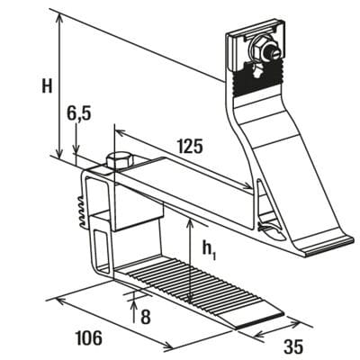 Система крепления алюминиевой черепицы FISCHER Fischer CH AL ARCH-00148575 - Вид №4
