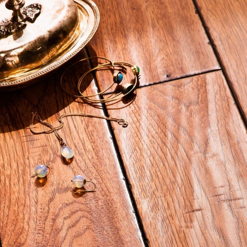 Массивная доска Parketoff Экзотика Дакота Гикори (Рельефная) 310-1620х127 мм 2600300430 - Вид №2