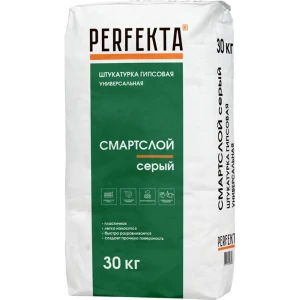 Штукатурка гипсовая Perfekta Смарт Слой УНиверсальная 30 кг