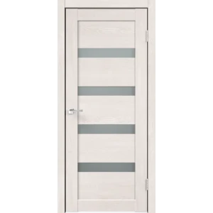 Комплект двери Лайн 2 со стеклом 70x200 см Hardflex цвет дуб тернер белый с добором 100 мм 89429220 STLM-2026631