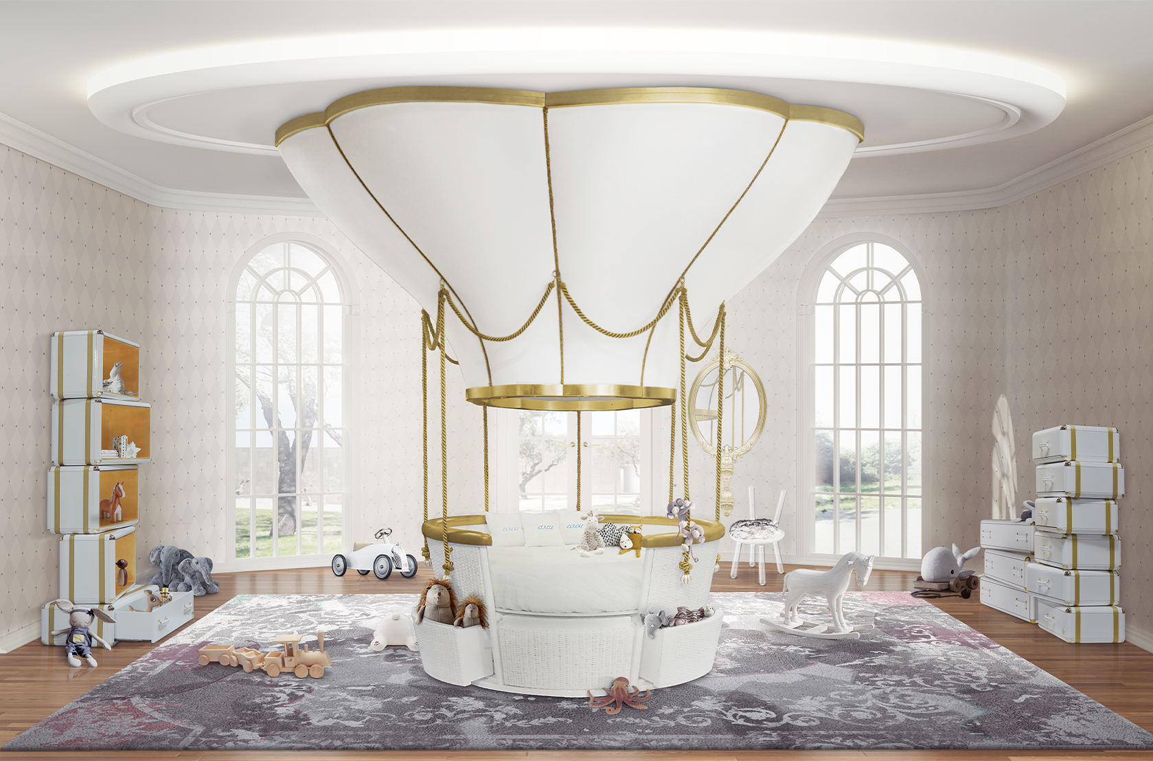 CIST818 Книжный шкаф в детскую Фэнтези Эйр Circu  - Вид №11