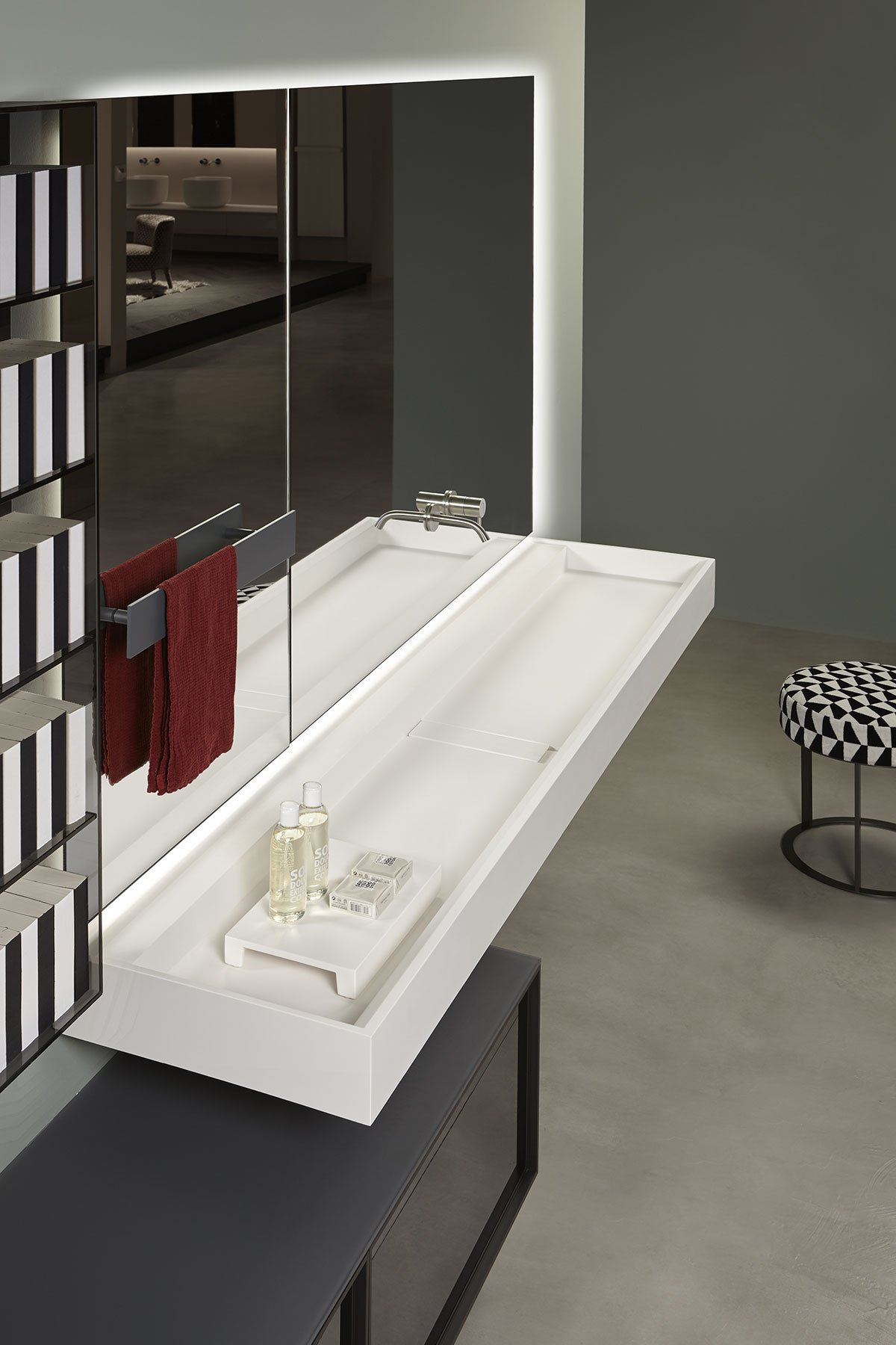 Canale Подвесная раковина настенная прямоугольная Antoniolupi  белая  - Вид №2