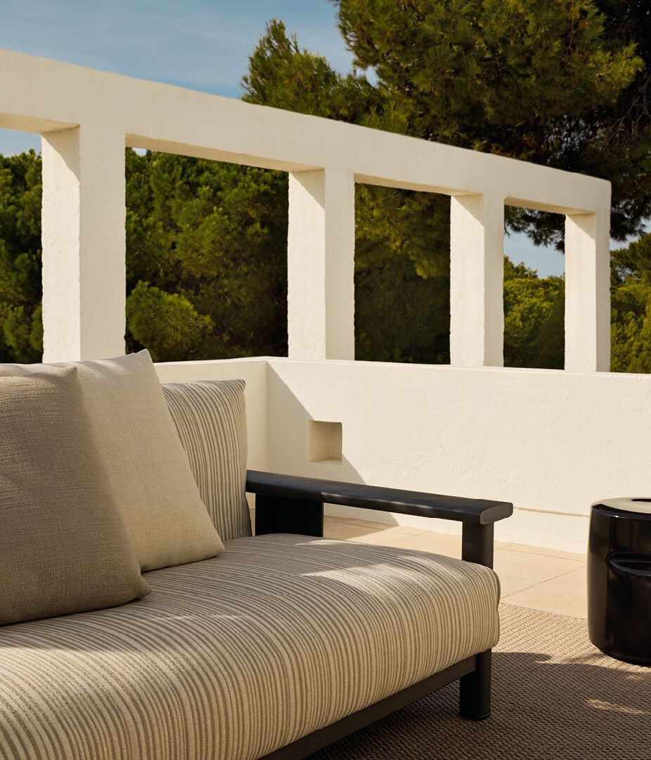 3-местный тканевый съемный садовый диван Poliform Ketch ARCH-00047215 - Вид №4