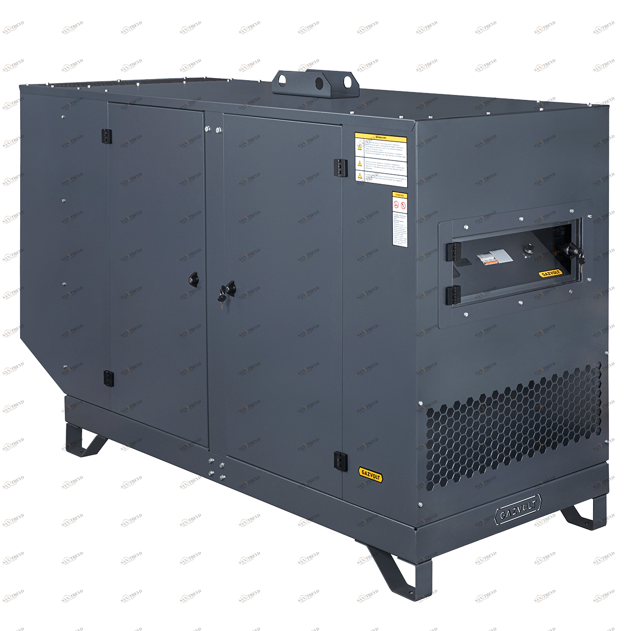 Газовый генератор Gazvolt 100T21 в кожухе с АВР sun-id-1032825