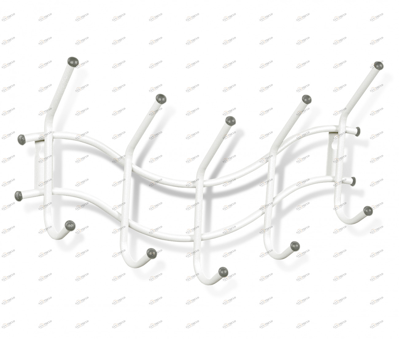 Вешалка Volna бело-серая SHEFFILTON ДИЗАЙНЕРСКИЕ 015505 Белый;серый 