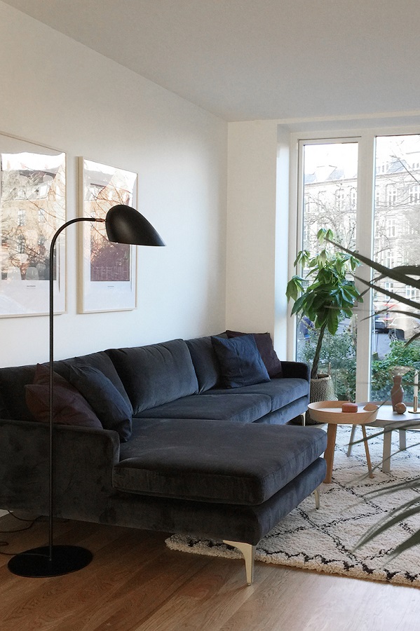 3960_6551001 Лампа напольная hitchcock, 157хD30 см, черная матовая Frandsen  - Вид №4