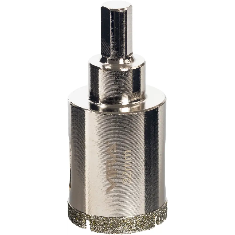 Алмазная коронка VIRA для керамики 32 мм с центрирующим сверлом 89368235 STLM-0838561 - Вид №1