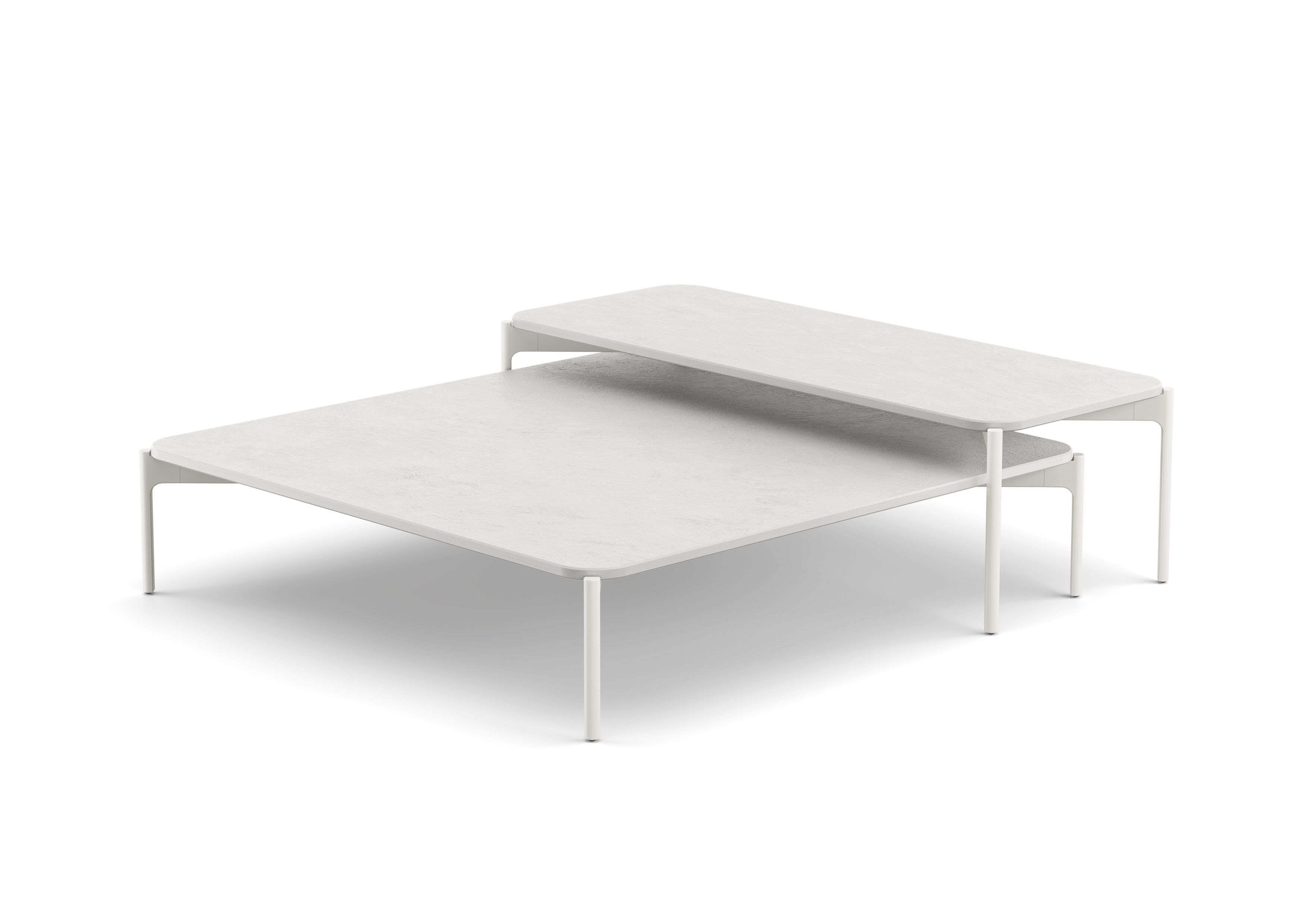 Алюминиевый прямоугольный садовый столик с порошковым покрытием с керамическим материалом DEDON IZON ARCH-00042396 - Вид №6