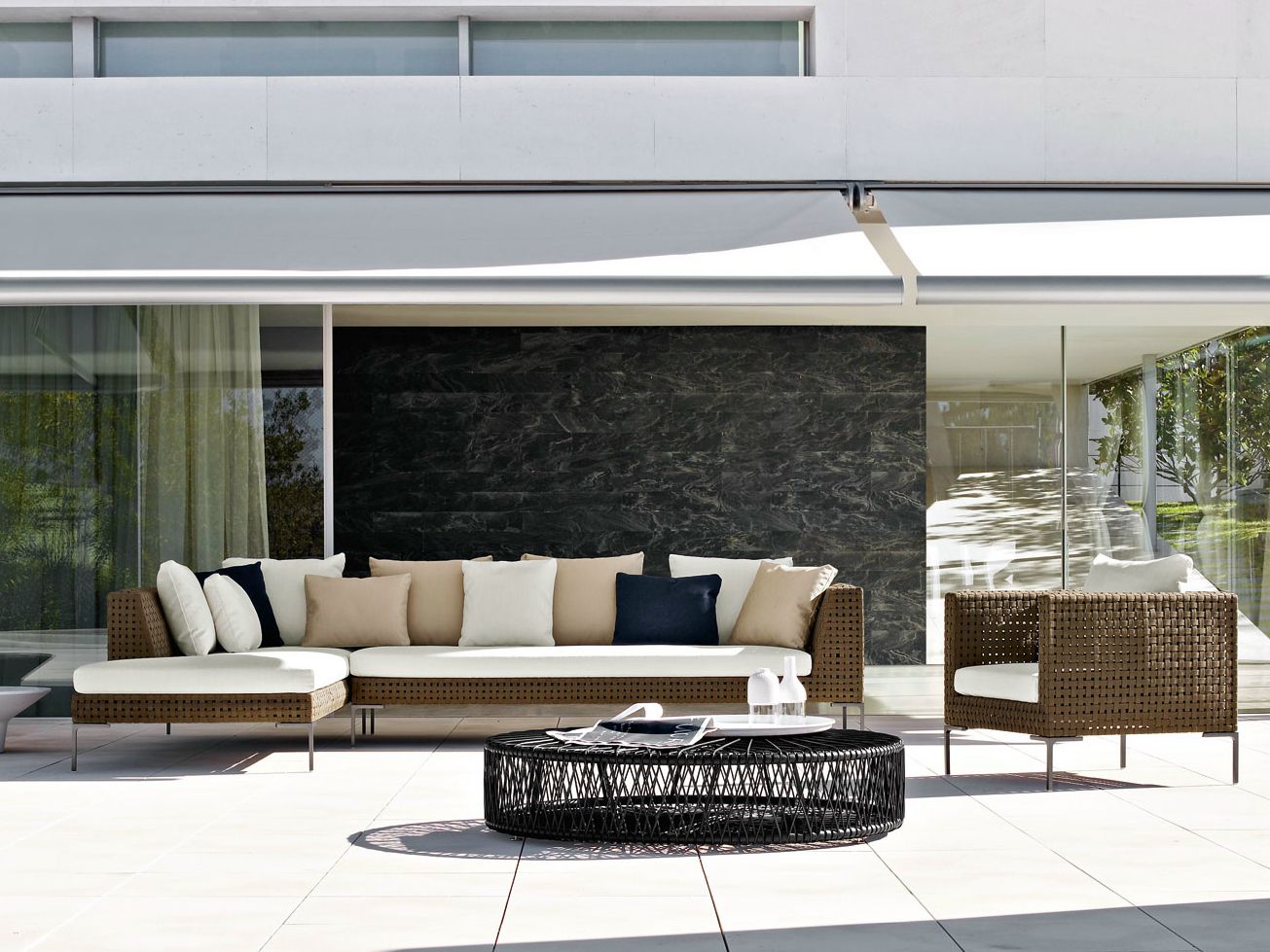 Угловой диван из полипропилена B&B Italia Outdoor Charles ARCH-00151328 - Вид №2