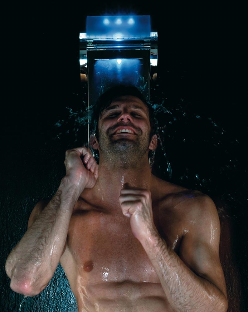 I01555 Потолочный & настенный душ Aquavolo MUSIC - CROMOTHERAPY BOSSINI  - Вид №3