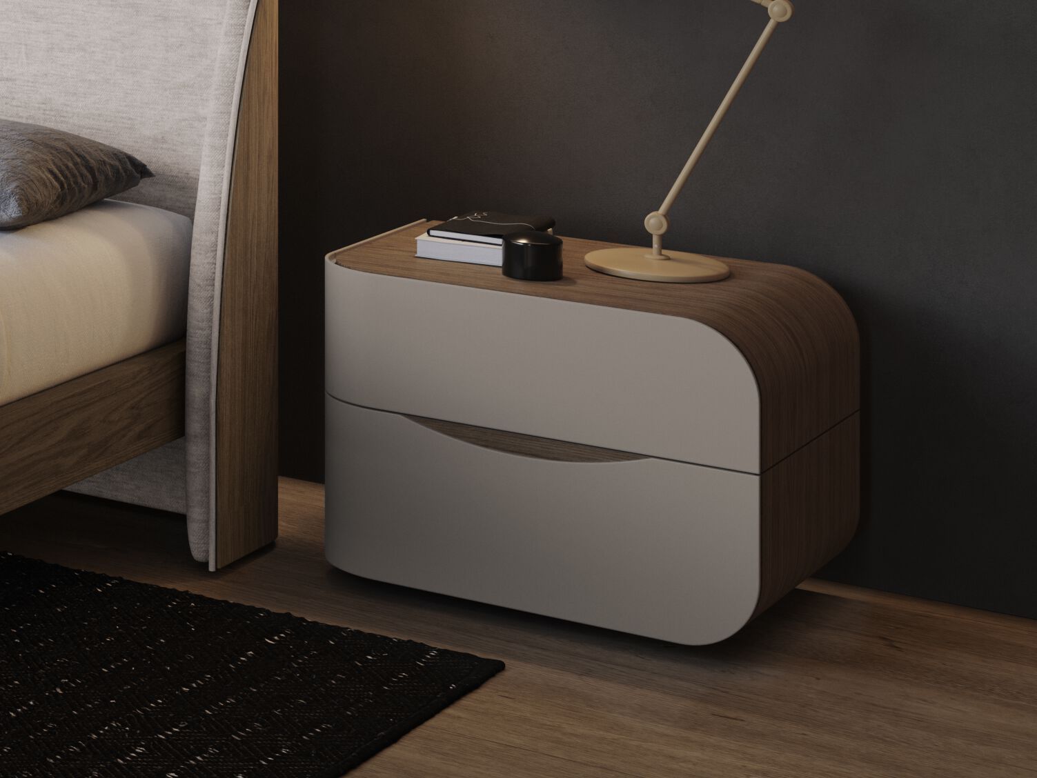 Деревянная тумбочка Voltan Eikon ARCH-00143819