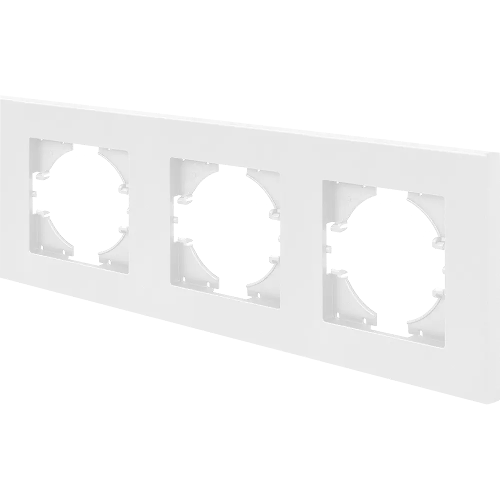Рамка GUSI Electric City для розеток - стильная защита на 3 поста 84695711 Ugra STLM-0053810 - Вид №1