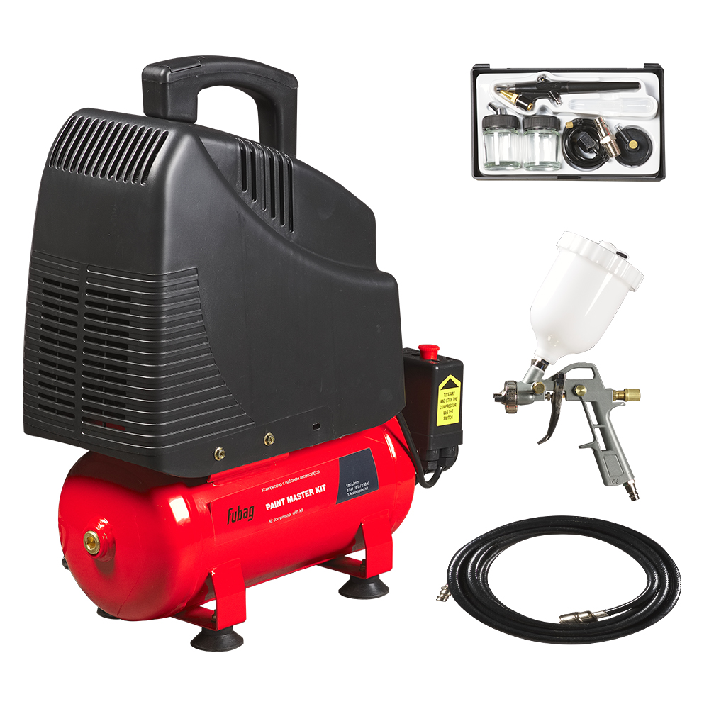 Компрессорный набор поршневой безмасляный Fubag Paint Master Kit 9157944 STDN-0131471 - Вид №3