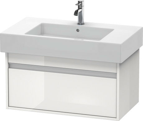 KT669000909 Ketho Тумбочка подвесная Светло-голубой матовый декор Duravit - Вид №1