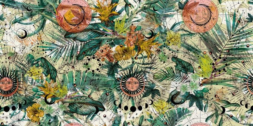 Inkiostro Bianco Обои с цветочными мотивами Inediti serie 03 sun-id-1409719 - Вид №1