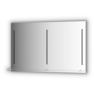 Зеркало с полочкой с 3-мя встроенными LED-светильниками 16,5W 120x75 см EVOFORM BY 2168