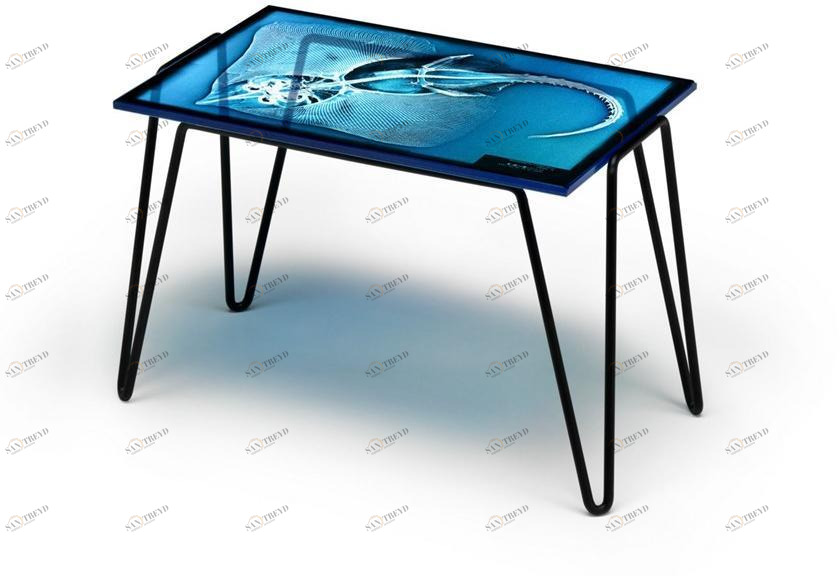 Moroso Прямоугольный сервисный столик из стали и хрусталя sun-id-1408115