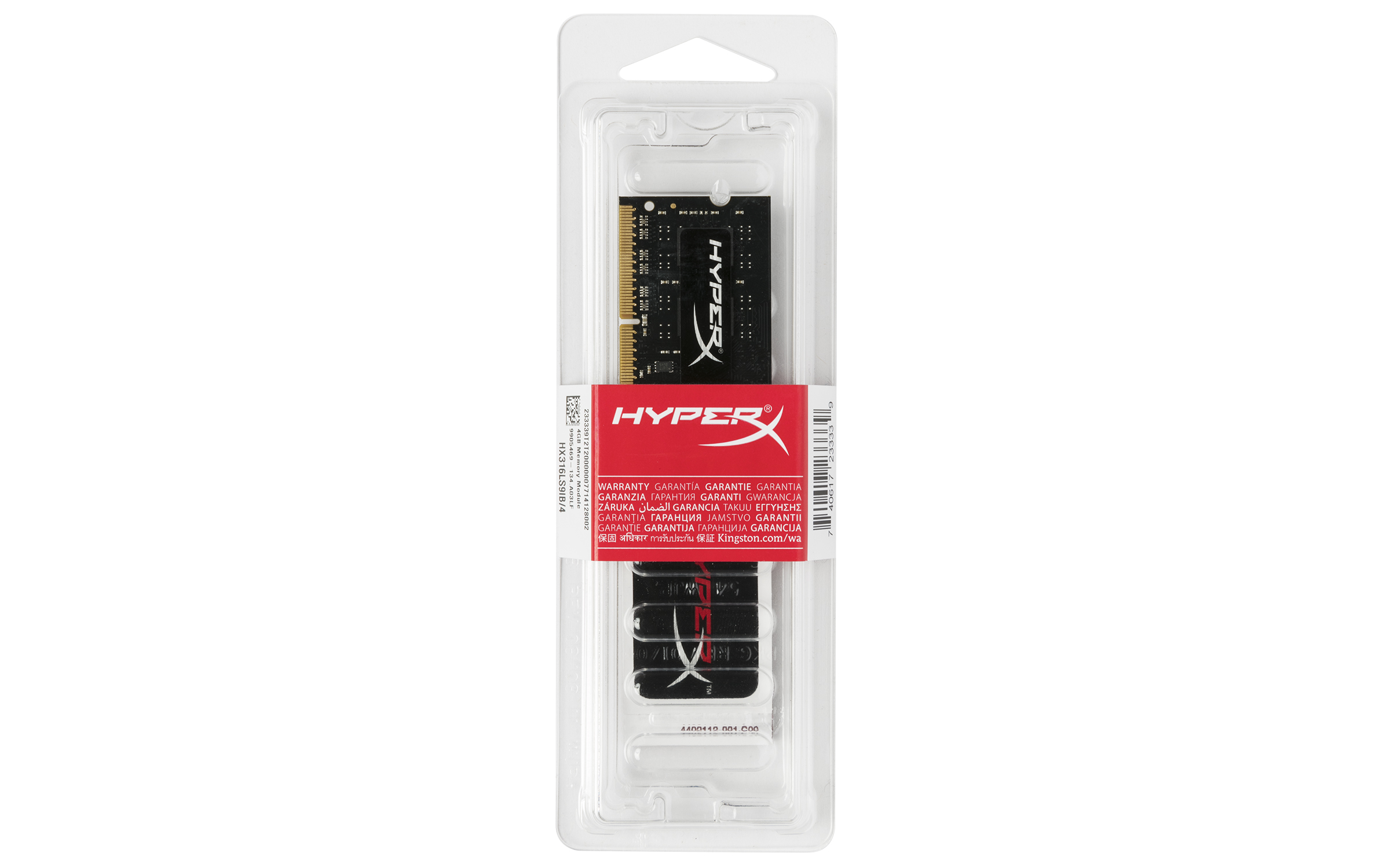 HX318LS11IB/4 4gb 1866mhz ddr3l cl11 sodimm 1.35v hyperx impact Kingston Santreyd  - Вид №2