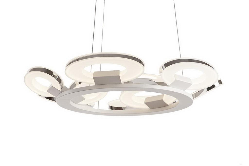 Подвесная люстра IDLamp Celia 399/9-LEDWhitechrome IDLAMP ДИЗАЙНЕРСКИЕ, CELIA 185415  - Вид №2