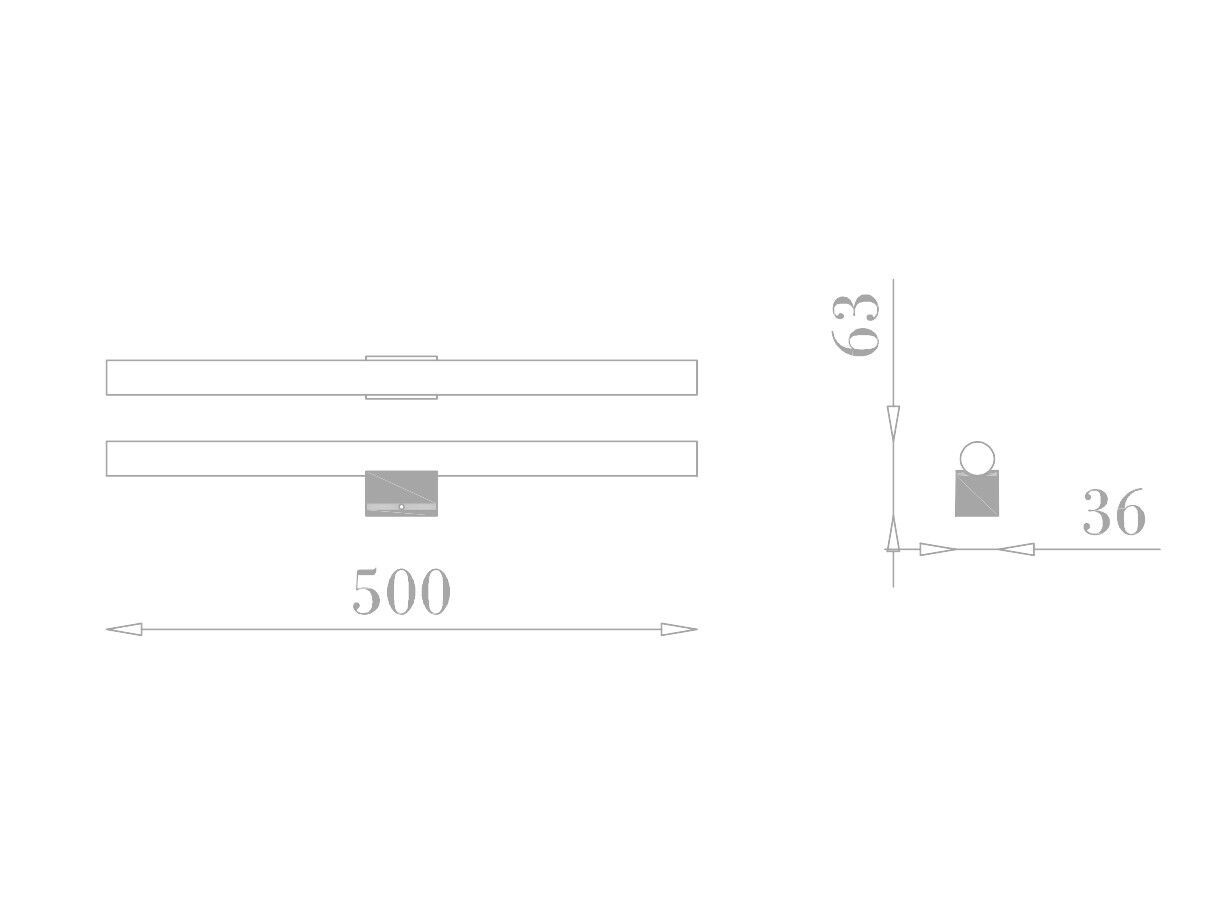 Выдувное стекло светодиодный настенный светильник 247LAB RB ARCH-00094641 - Вид №2
