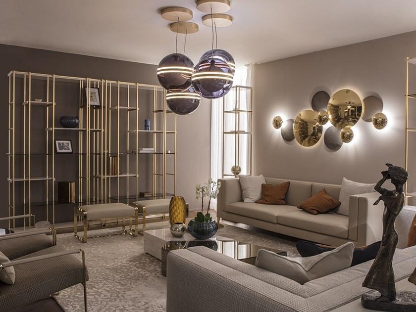 Paolo Castelli Открытый книжный шкаф из металла и мрамора sun-id-1442979 - Вид №4