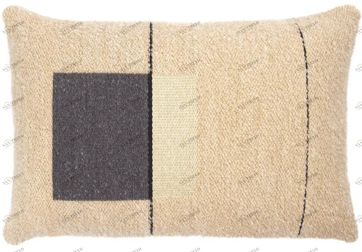 Ethnicraft Прямоугольная подушка из ткани Refined layers 21035