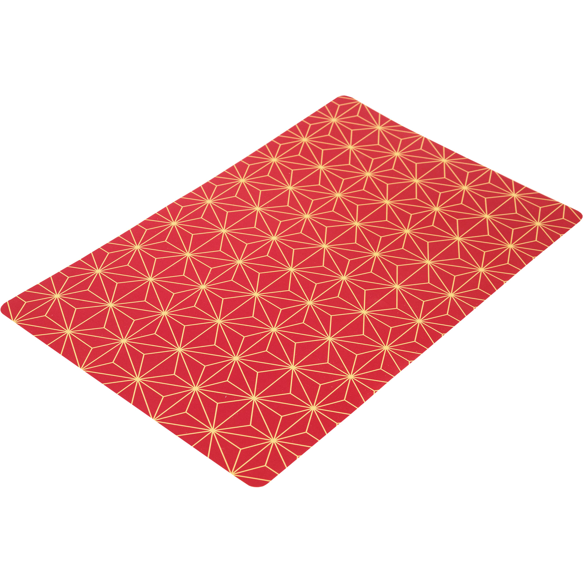 84841752 Салфетка сервировочная «Грация» 26x41 см красная/золотая Santreyd  - Вид №2