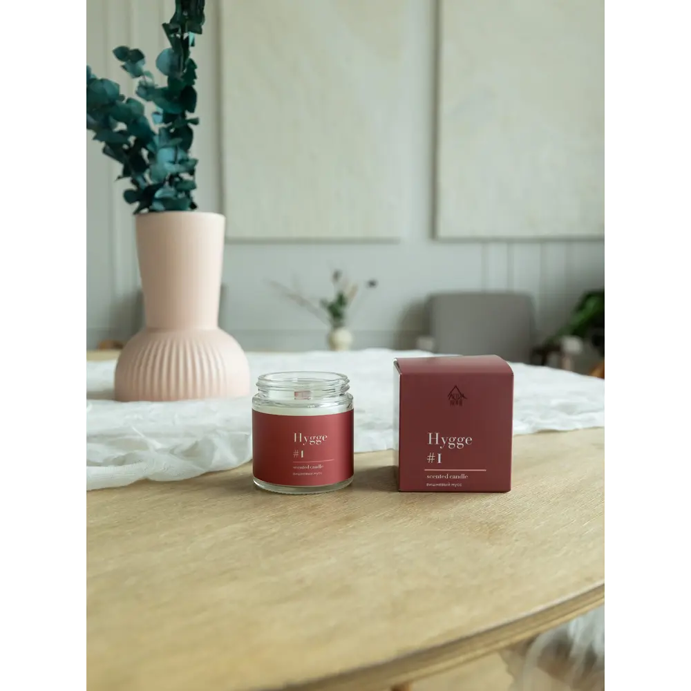 Свеча в стакане ароматизированная Arida Home Hygge N1 Вишневый мусс STLM-2007896 - Вид №8