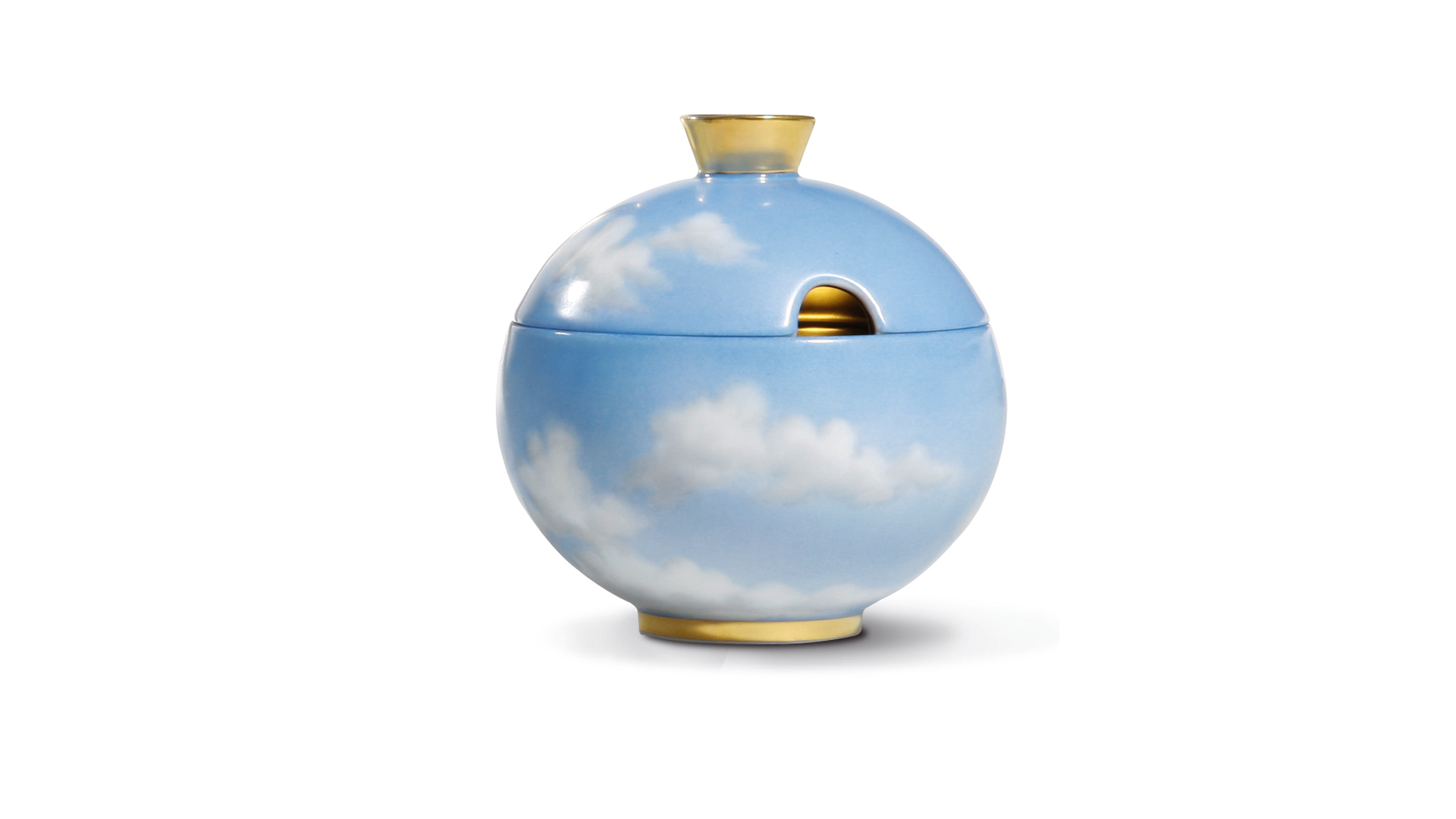 86869 Sieger by Furstenberg Сервиз чайный 2/12 "Голубое небо" п/к (со столом) Фарфор  - Вид №9