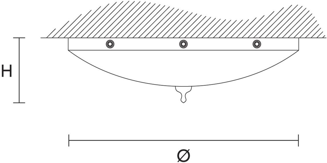 Masiero Стеклянный потолочный светильник Elegantia sun-id-1452196 - Вид №2
