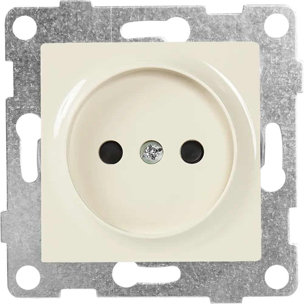 Розетка встраиваемая GUSI Electric Ugra бежевая для бытовой техники 83864369