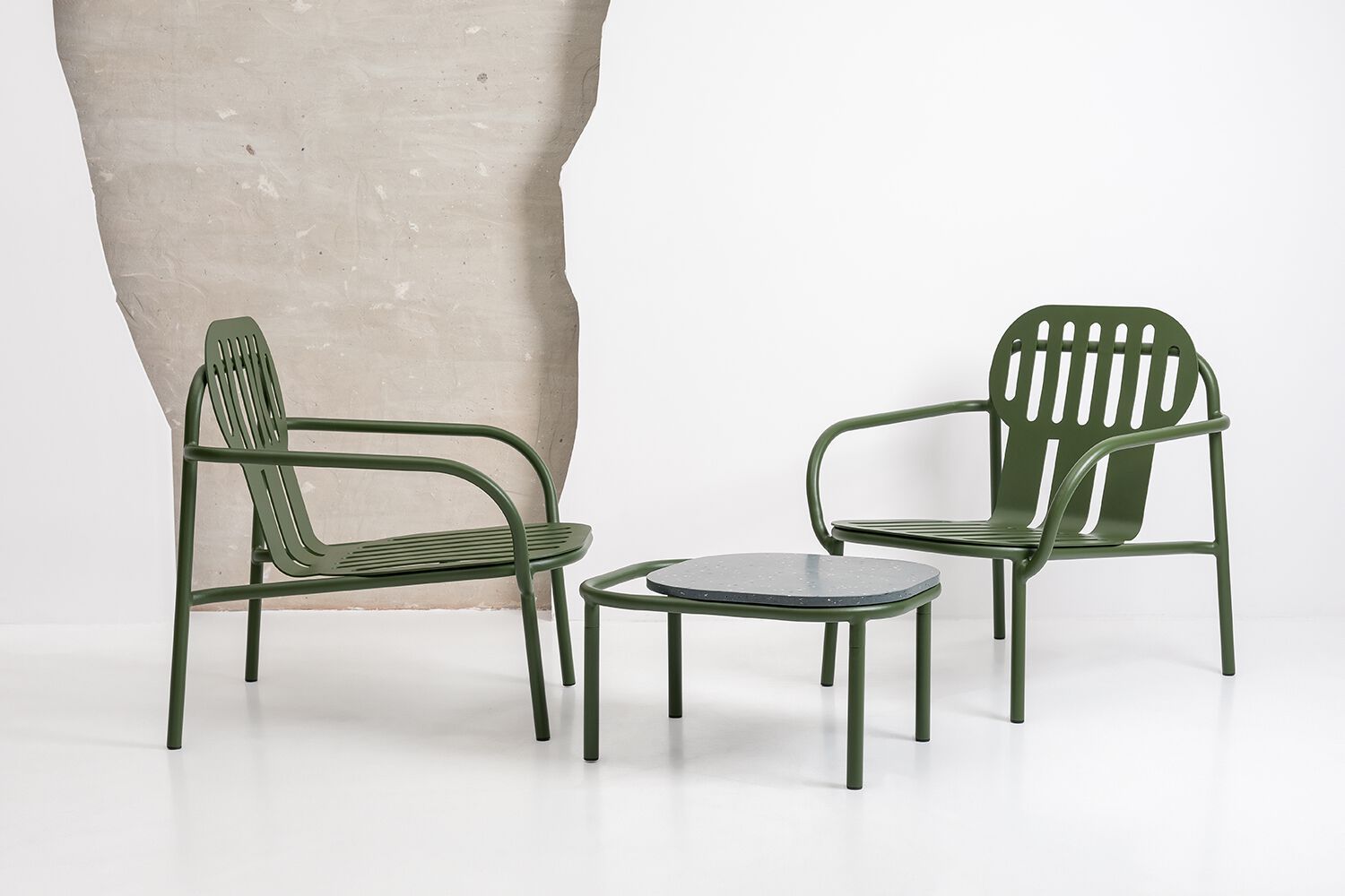 Прямоугольный садовый столик из переработанного алюминия и пластика Joyf пустыня ARCH-00078292 - Вид №5