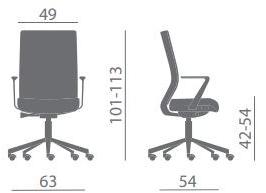 Kastel Стул для руководителя с высокой спинкой Karma sun-id-1488354 - Вид №7